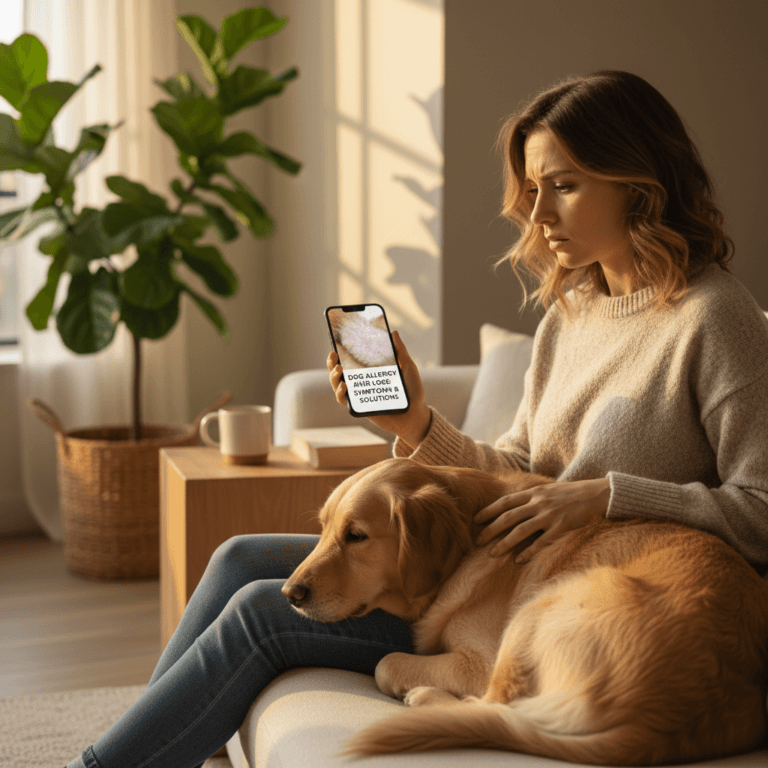 dog allergy hair loss
