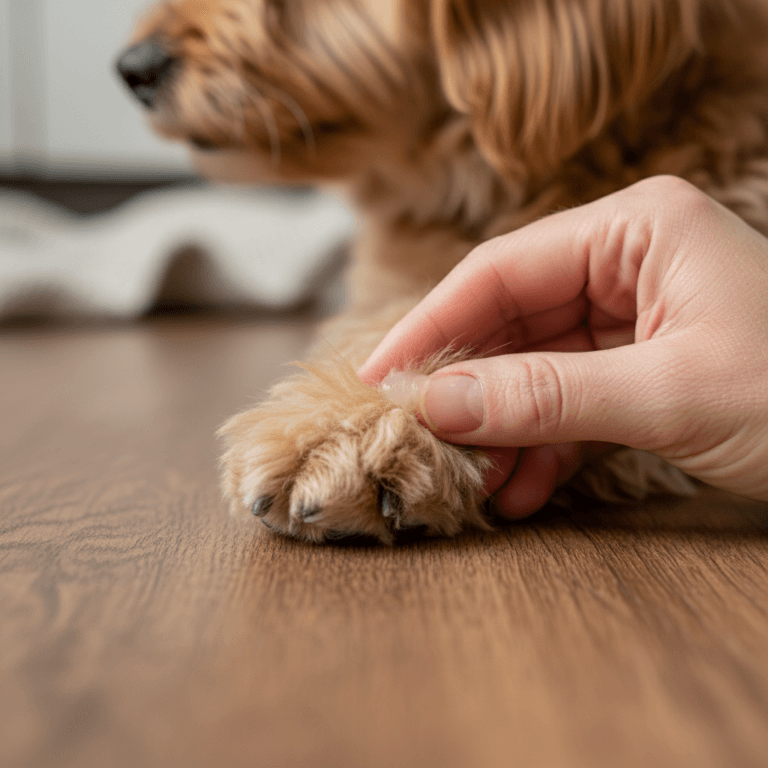 =dog allergy on paws — Expert veterinary guide by AllergyPup